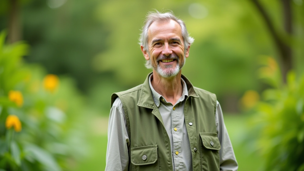 Botanists, portrait from chest up, confident professional appearance, outdoor nature setting, sharp focus